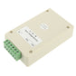 LED strip controller back panel with wiring terminal block and mounting holes, beige housing