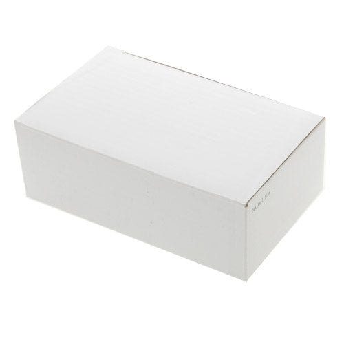 White RGB amplifier housing with smooth top and mounting side edges