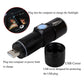 Black USB rechargeable LED flashlight with protective cap on the USB connector