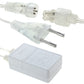 LED light string connectors with controller box and EU-style plug