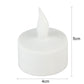 White LED candle light with a molded wick, 5 cm height