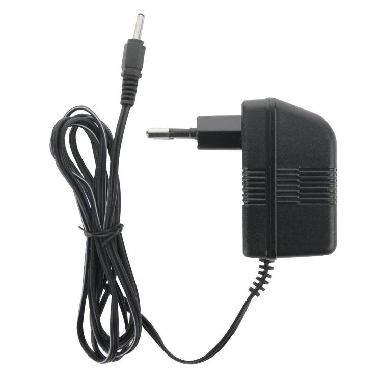 EU wall power adapter with black cable for charging rechargeable LED candles