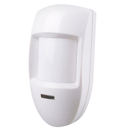 Passive infrared sensor EL-55, white wall-mounted unit with front detection window