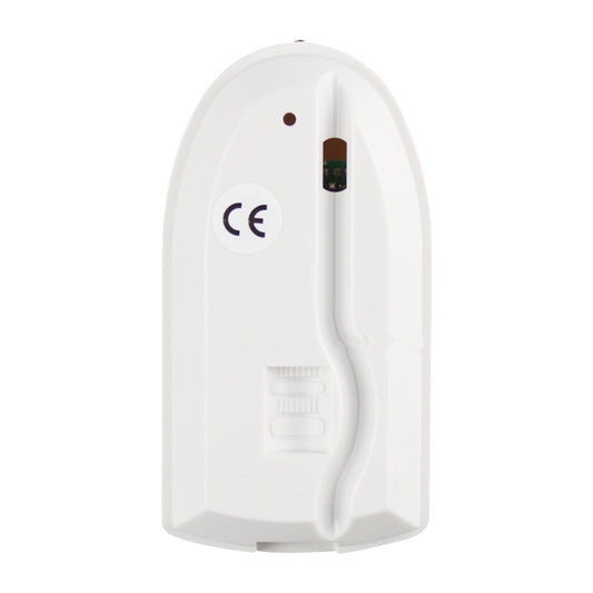 White PIR sensor back housing with mounting area and small CE marking