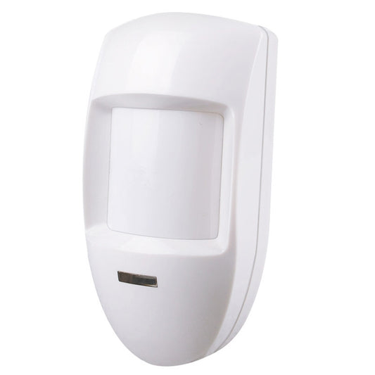 Passive infrared sensor EL-55, white wall-mounted unit with front detection window
