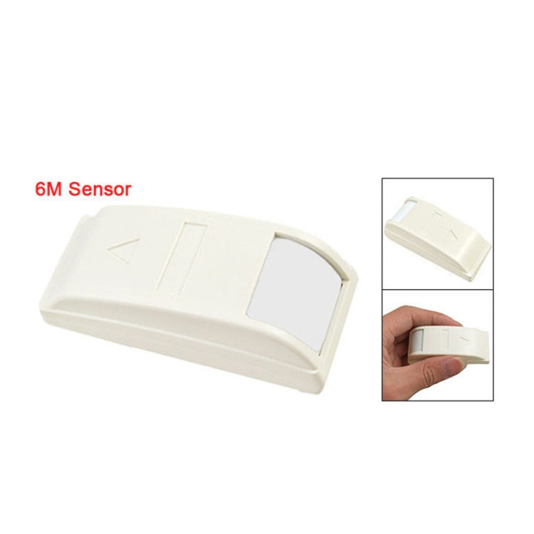 Wired PIR motion detector alarm, white body with front lens area