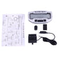 MANBUREN MS-602B bike computer kit with LCD unit, mount, cables and manual