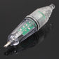 Clear underwater LED fish lamp with green PCB inside and front pin connector