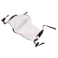 Camouflage cotton protective mask with tie closures and folded white interior