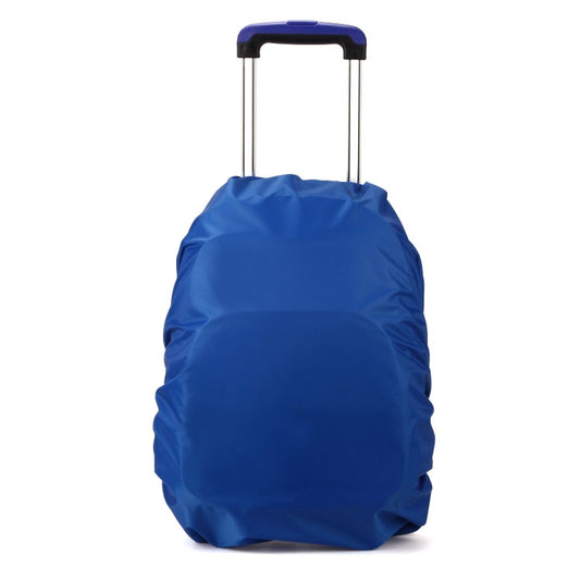 70L blue rain cover for rolling bags with telescoping handle and carry frame