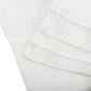 White fire blanket shelter fabric, close-up of folded textured material