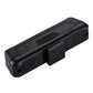 Black rechargeable head light rear view with port area and mounting bracket