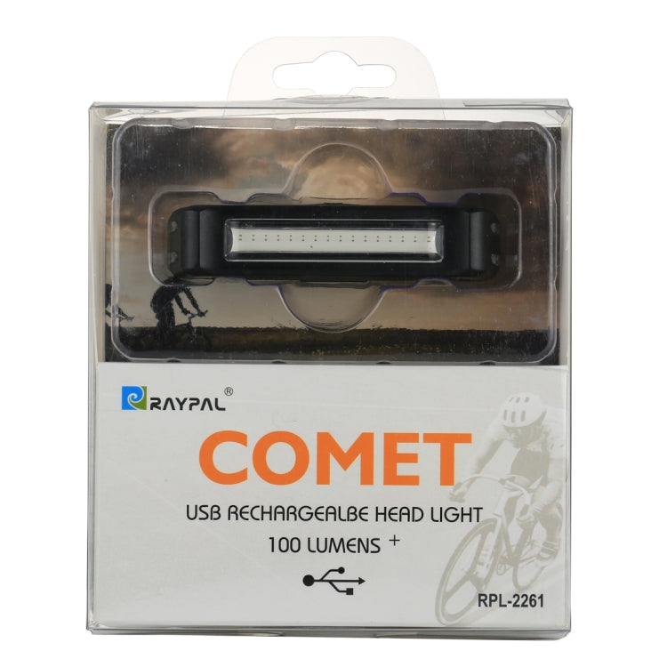RAYPAL COMET USB rechargeable head light blister package, 100 lumens RPL-2261