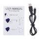 Bluetooth music hat accessories: user manual and black USB charging cable