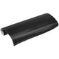 PVC matte blackboard wallpaper roll, dark black sheet with light gray backing edge
