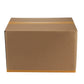 Kraft paper shipping box with taped top, 38x28x19cm