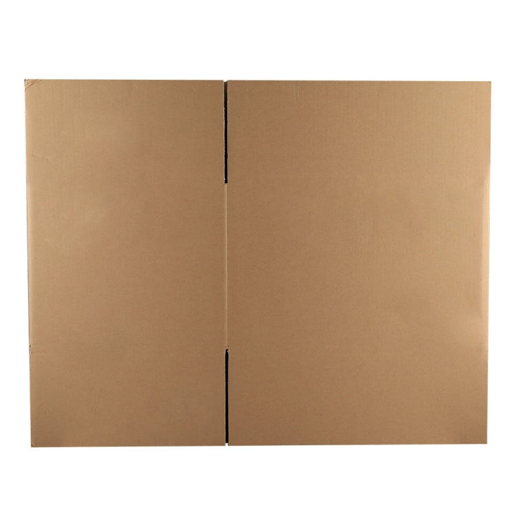 Kraft paper box panels, folded/assembled, 38x28x19cm