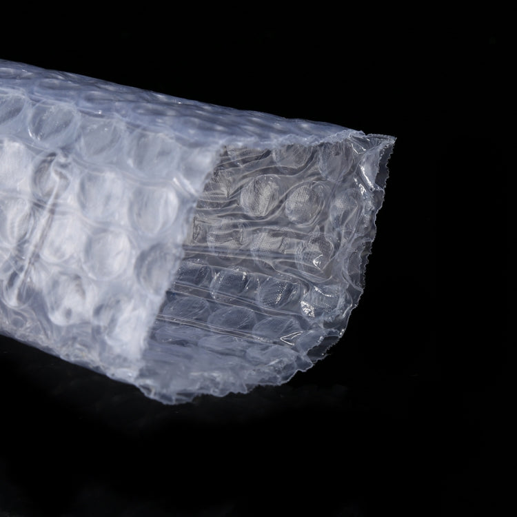 Clear bubble wrap envelope edge detail, 15x10cm protective mailer (500 pcs)