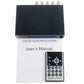 Black quad video processor with user manual and remote control