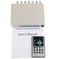 White color quad processor user's manual and remote control with button keypad