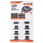 DM-003 8-pack car cable bundle clips with adhesive, retail blister package