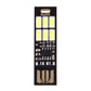 LED PCB module with six yellow SMD LEDs and small control chips