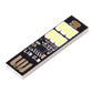 Close-up LED PCB with 6 SMD LEDs and RoHS mark