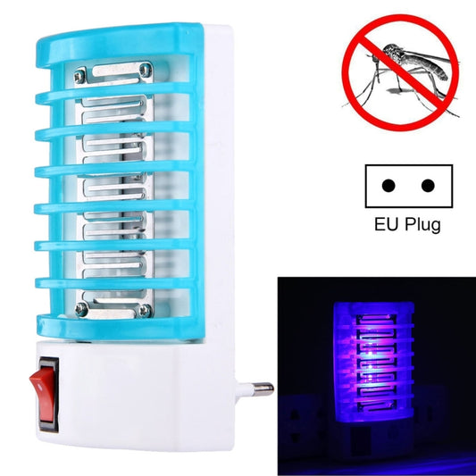 Blue and white electric mosquito killer night lamp with LED grid