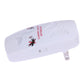 Plug-in ultrasonic pest repeller device, white, angled view with power plug base