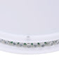 White LED disco light with bottom ring of multiple clear bulb LEDs
