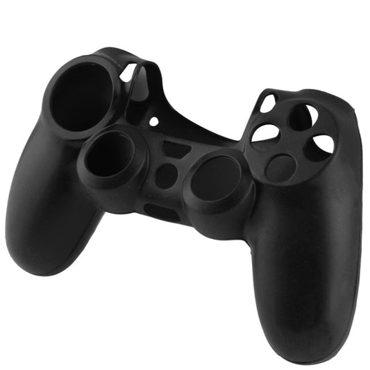 Black silicone controller case with side grips and analog-stick openings