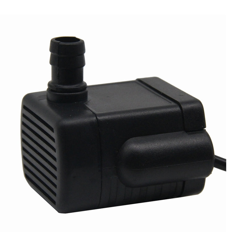 Solar-powered brushless pump with black body and top outlet nozzle