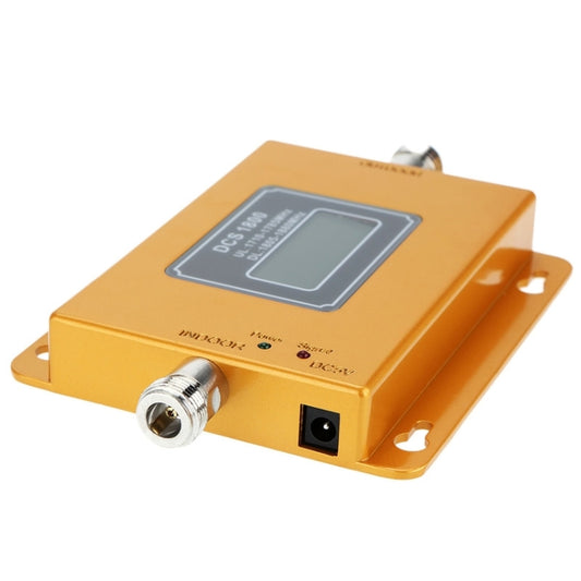 DCS 1800MHz signal booster unit with LCD display and coax input connectors