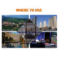 GSM 900 signal repeater booster with usage panels for outdoor, hotel, and entertainment
