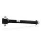 Black RF power splitter divider with two threaded ends and center label, ST-MR02BLC