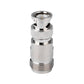 Nickel plated BNC to UHF connector end, internal contact and external threading