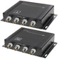 4-channel video multiplexer receiver with VIDEO IN and four RCA input channels