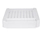 White NVR box with vented top panel