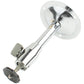 CCTV camera mounting bracket arm with ball joint and back mounting plate