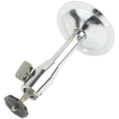CCTV camera mounting bracket arm with ball joint and back mounting plate