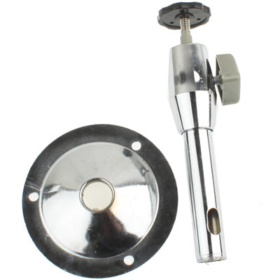 CCTV camera mounting bracket set with round mounting plate and swivel post