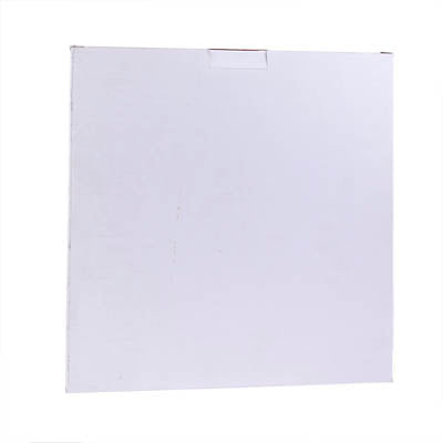 Square white solar panel insert for traffic warning cone light