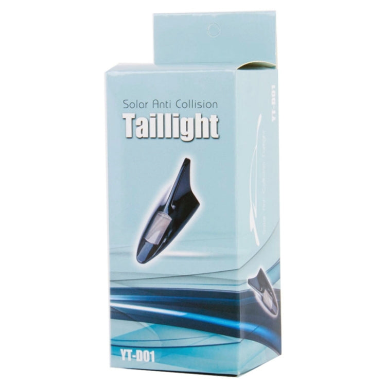 Solar anti collision taillight packaging box for shark fin warning light
