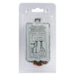DC step-down transformer kit in retail blister, with system wiring diagram on package