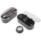 Watch repair magnifier with black storage case, clear cover, and extra lens