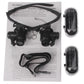 Black watch repair magnifier with four-lens band and clear protective cases