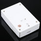 VOYE wireless doorbell remote with battery compartment and screws on white casing