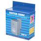 Retail box for visitor wireless door chime with pictured gray door chime unit.