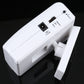 White infrared sensor guest welcome doorbell with switch labels, DC input port
