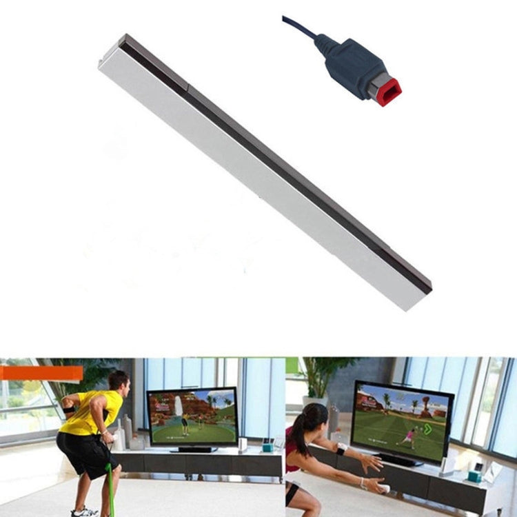 Infrared sensor bar with cable and red-tipped connector plug